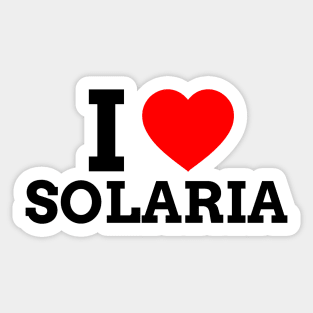 I heart Solaria Sticker